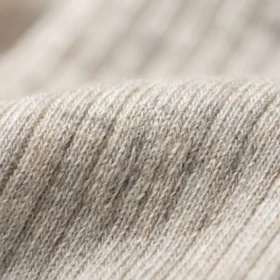 Bamboo fiber sock texture with natural moisture-wicking properties