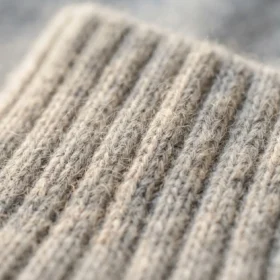 Superfine merino wool sock material for private label manufacturing